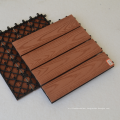 Wpc wood plastic reclaimed flooring wpc decking interlocking composite tiles terrace board